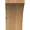 Ekena Millwork 6"W x 10"D x 10"H Thorton Rough Sawn Knee Brace, Western Red Cedar BRC06X10X10THR00RWR - alternate 3